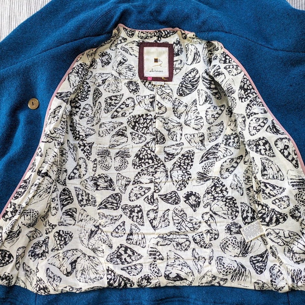 Anthropologie Elevenses Ruffle Jacket Size 6 - Picture 7 of 9